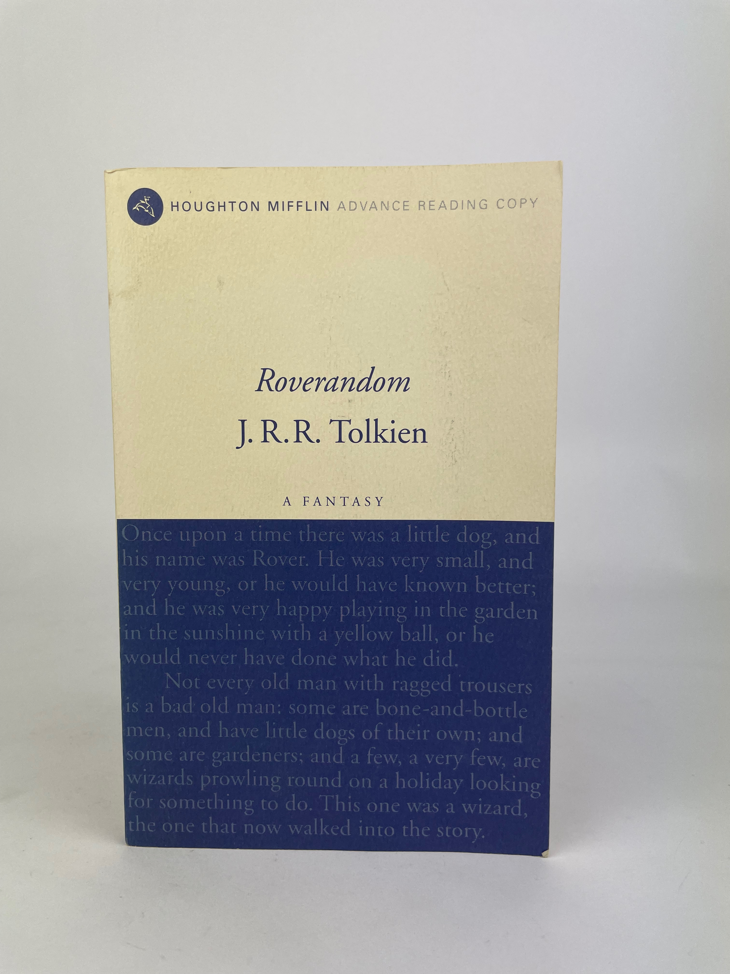 Advance Uncorrected Proof of Roverandom by J.R.R. Tolkien